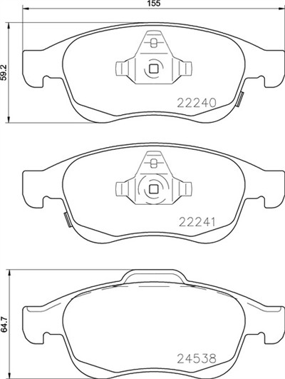 BREMBO P 23 165X EAN: 8020584121504.