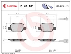 BREMBO P 23 181
