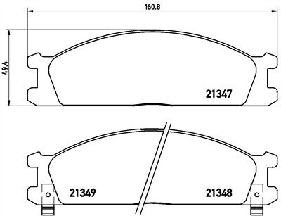 BREMBO P 24 026 Číslo výrobce: 21347. EAN: 8020584051986.