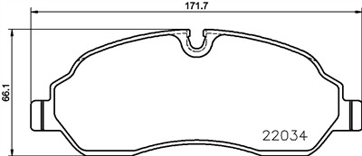 BREMBO P 24 171G Číslo výrobce: 22034. EAN: 8020584125359.