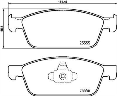 BREMBO P 24 199 Číslo výrobce: 25556. EAN: 8020584084649.
