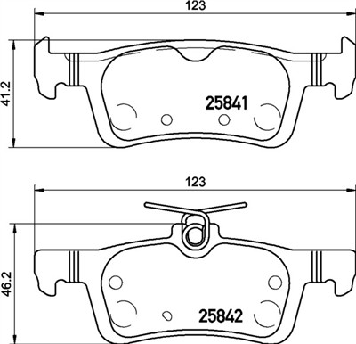 BREMBO P 24 204 Číslo výrobce: 25842. EAN: 8020584087206.
