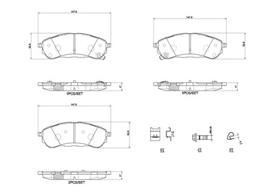 BREMBO P 24 235 Číslo výrobce: 22693. EAN: 8020584118603.