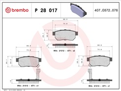 BREMBO P 28 017