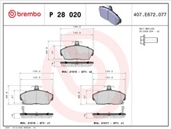 BREMBO P 28 020