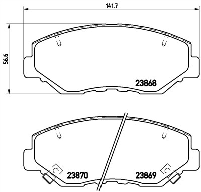 BREMBO P 28 035X EAN: 8020584121559.