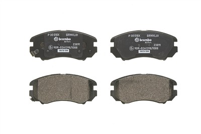 BREMBO P 30 018X Číslo výrobce: 23892. EAN: 8020584068854.