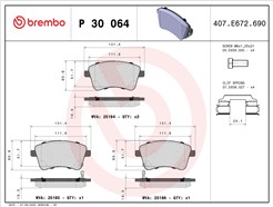 BREMBO P 30 064