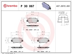 BREMBO P 30 067