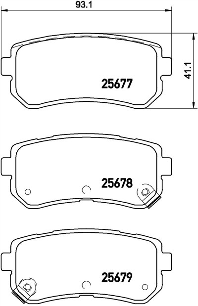 BREMBO P 30 068 Číslo výrobce: 25678. EAN: 8020584109892.