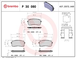 BREMBO P 30 080