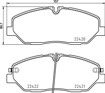 BREMBO P 30 090 Číslo výrobce: 22420. EAN: 8020584084762.