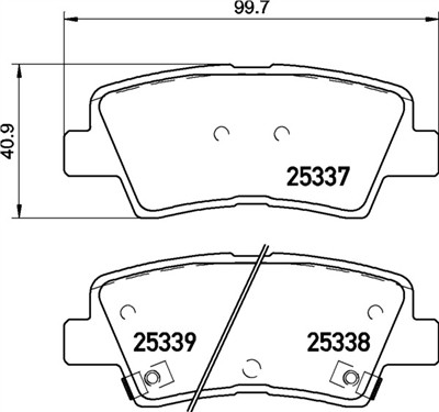 BREMBO P 30 094X Číslo výrobce: 25337. EAN: 8020584121658.