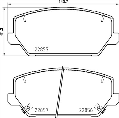 BREMBO P 30 102 Číslo výrobce: 22855. EAN: 8020584087589.