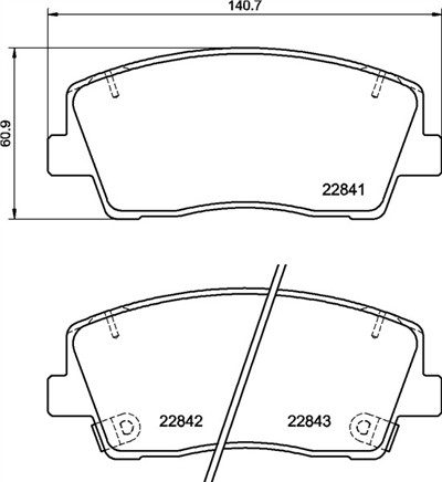 BREMBO P 30 108 Číslo výrobce: 22842. EAN: 8020584115312.