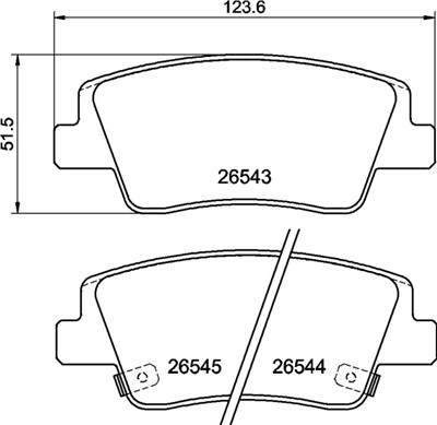BREMBO P 30 153 Číslo výrobce: 26543. EAN: 8020584125168.