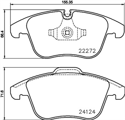 BREMBO P 36 030 Číslo výrobce: 22272. EAN: 8020584103661.