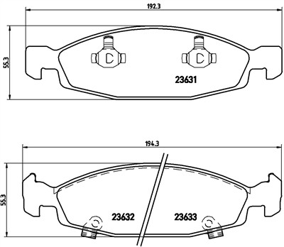 BREMBO P 37 005 Číslo výrobce: 23631. EAN: 8020584053140.