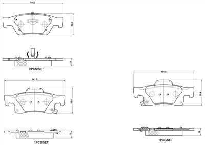 BREMBO P 37 016X