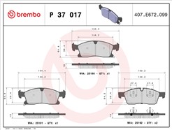 BREMBO P 37 017