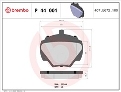 BREMBO P 44 001