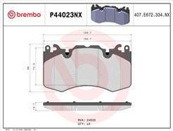 BREMBO P44023NX