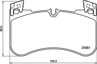 BREMBO P 44 029 Číslo výrobce: 20581. EAN: 8020584117941.