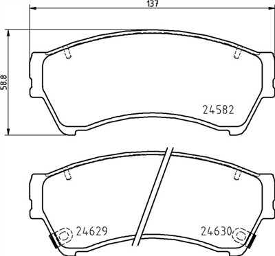 BREMBO P 49 060 Číslo výrobce: 24582. EAN: 8020584087442.