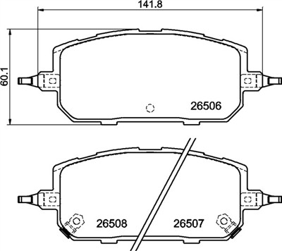 BREMBO P 49 067 Číslo výrobce: 26506. EAN: 8020584125724.