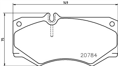 BREMBO P 50 003 Číslo výrobce: 29784. EAN: 8020584053751.