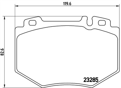 BREMBO P 50 048 Číslo výrobce: 23285. EAN: 8020584054208.
