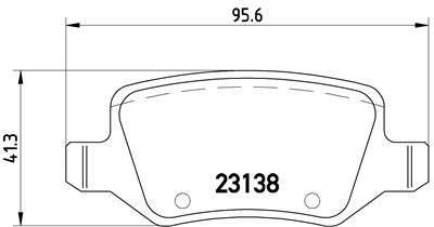 BREMBO P 50 058 Číslo výrobce: 23138. EAN: 8020584054307.