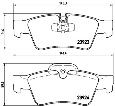 BREMBO P 50 064 Číslo výrobce: 23923. EAN: 8020584059609.