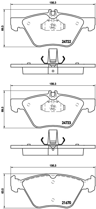 BREMBO P 50 075 Číslo výrobce: 21670. EAN: 8020584061145.