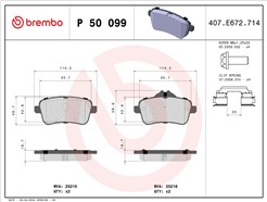 BREMBO P 50 099