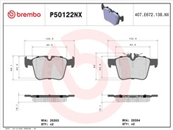 BREMBO P50122NX