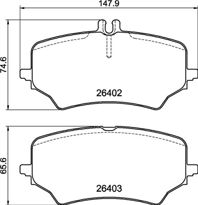 BREMBO P 50 176 Číslo výrobce: 26402. EAN: 8020584125236.