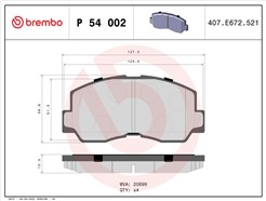 BREMBO P 54 002