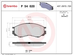 BREMBO P 54 020