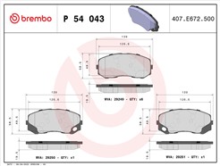 BREMBO P 54 043