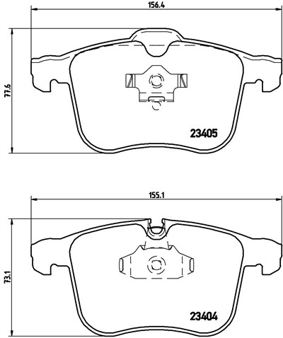 BREMBO P 59 049 Číslo výrobce: 23405. EAN: 8020584061534.