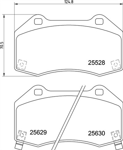 BREMBO P 59 094 Číslo výrobce: 25528. EAN: 8020584084656.
