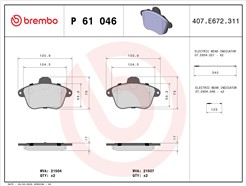 BREMBO P 61 046