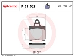 BREMBO P 61 062