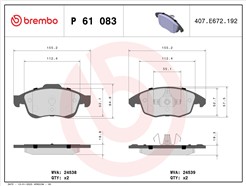 BREMBO P 61 083