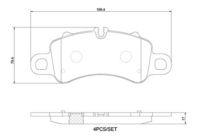 BREMBO P 65 041 Číslo výrobce: 25983. EAN: 8020584084700.