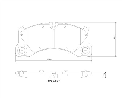 BREMBO P 65 046 Číslo výrobce: 21524. EAN: 8020584118061.