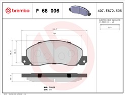 BREMBO P 68 006