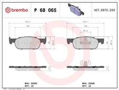BREMBO P 68 065