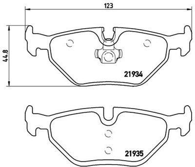 BREMBO P 71 006 Číslo výrobce: 21935. EAN: 8020584062012.